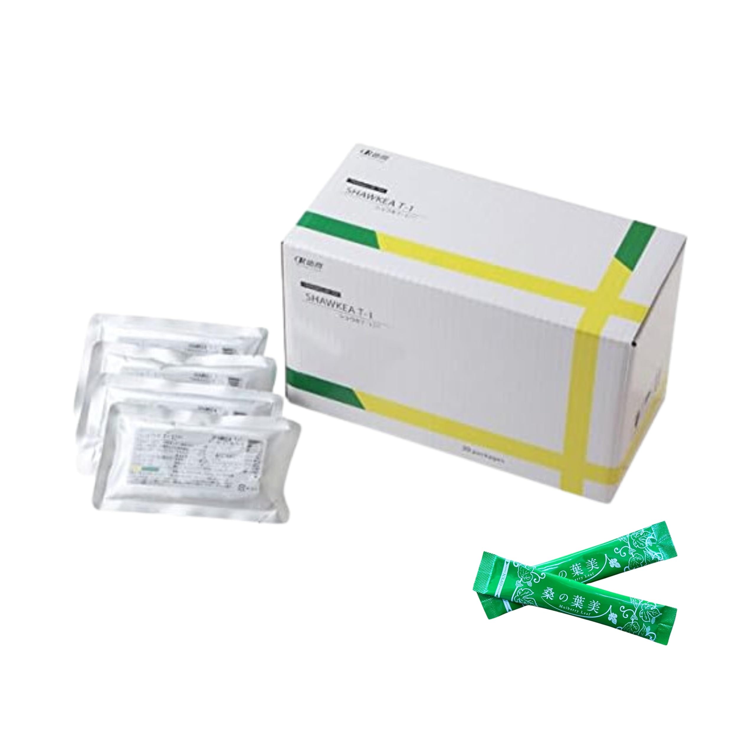 たんぽぽ茶 ショウキ T-1 プラス 100ml ×30包 SHAWKEA T-1 plus 桑の葉美人 お試し パウチ (2本) 付