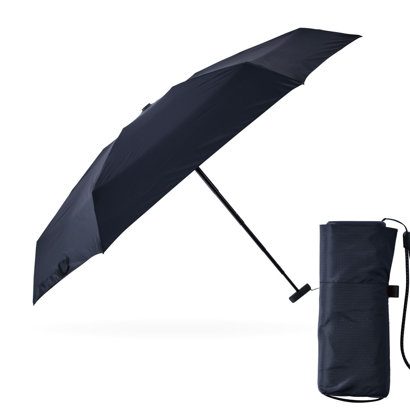 [AMVEL]アンベル 折りたたみ傘 FLATLITE Micro 超小型 14.8cm 軽量 175g ポケットサイズ コンパクト 撥水Easy-Dry グラス/カーボン骨 使用時 91×52cm