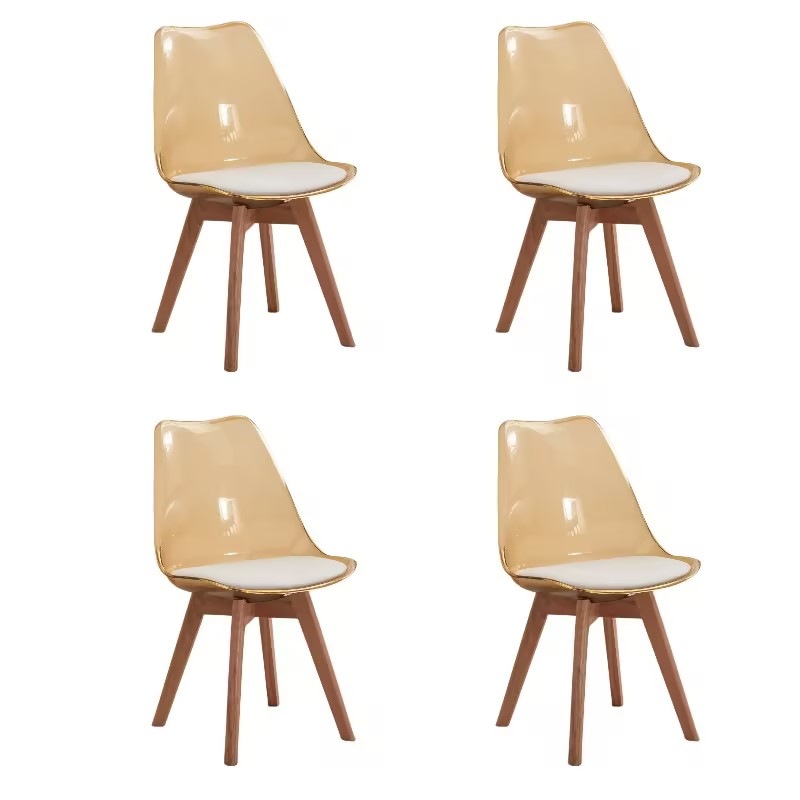 ダイニングチェア 4脚セット 椅子 イス 食卓椅子 背もたれ付き 肘無チェア コンパクト モダン 北欧 2人掛け 椅子 スチール脚 おしゃれ カフェ風 シンプル 家庭 ホテル用 結婚式