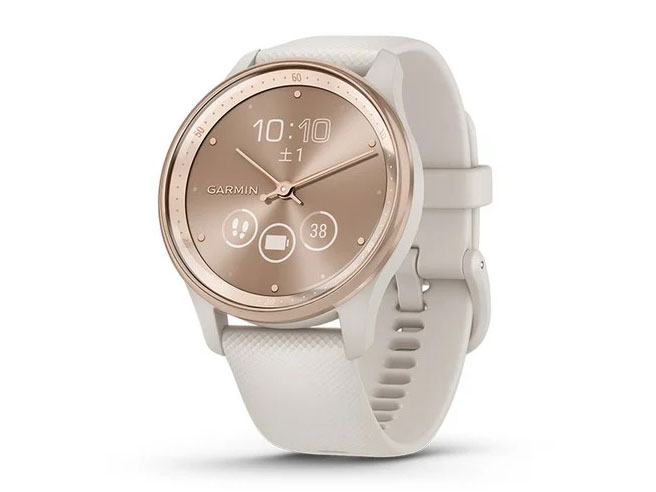 vivomove Trend 010-02665-71 [Ivory/Peach Gold]Qiワイヤレス充電に対応したハイブリッドスマートウォッチ