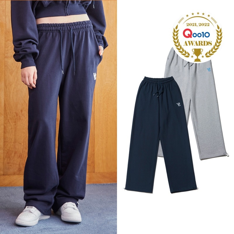 3D Monogram Wide 2way Pants 韓ストファッション