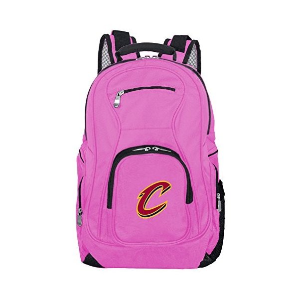 NBA Cleveland Cavaliers Voyager Laptop Backpack， 19-inches， Pink 並行輸入品