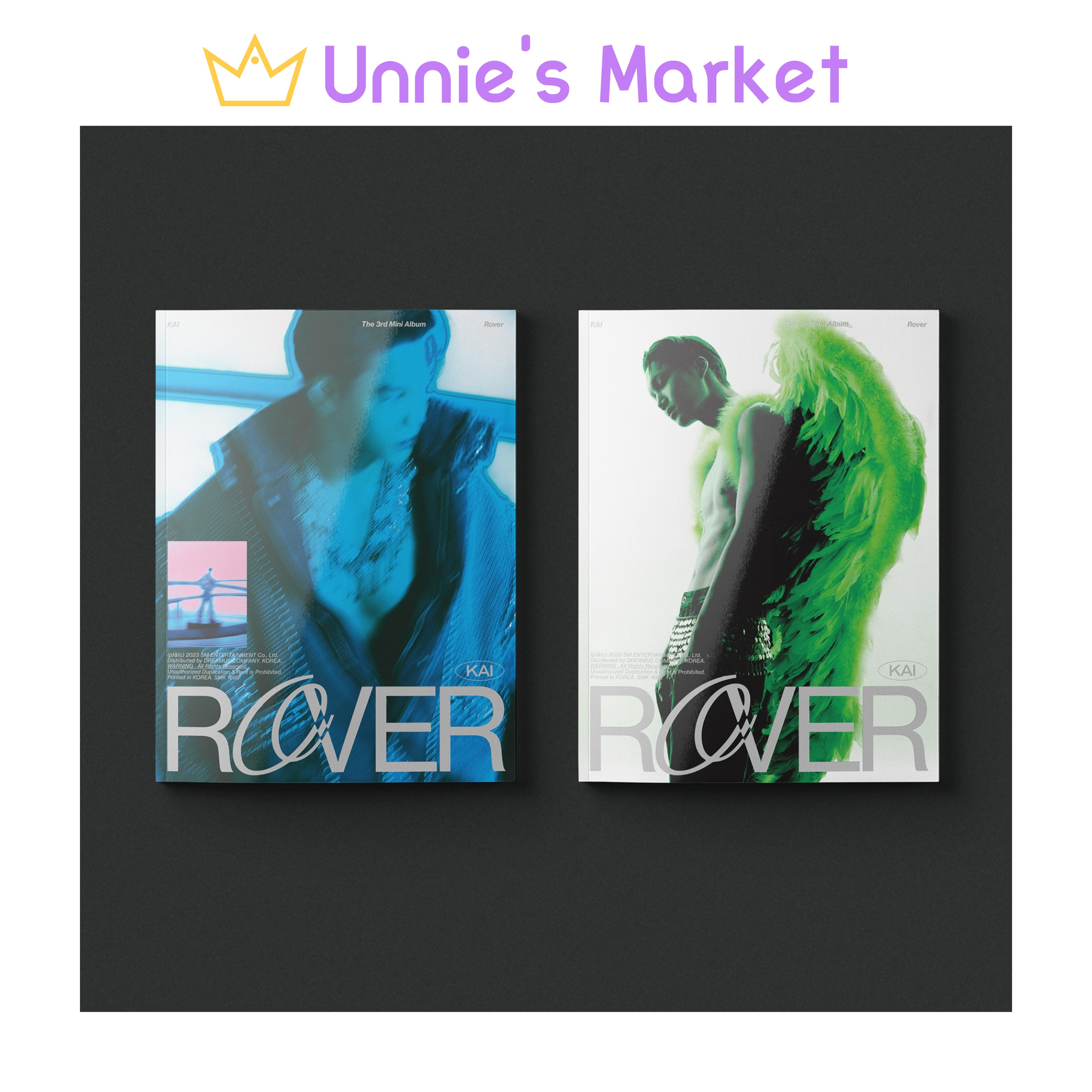 [SET] Kai(EXO) Rover Photobook ver. Album + Free Photocard 1EA(fan-made)