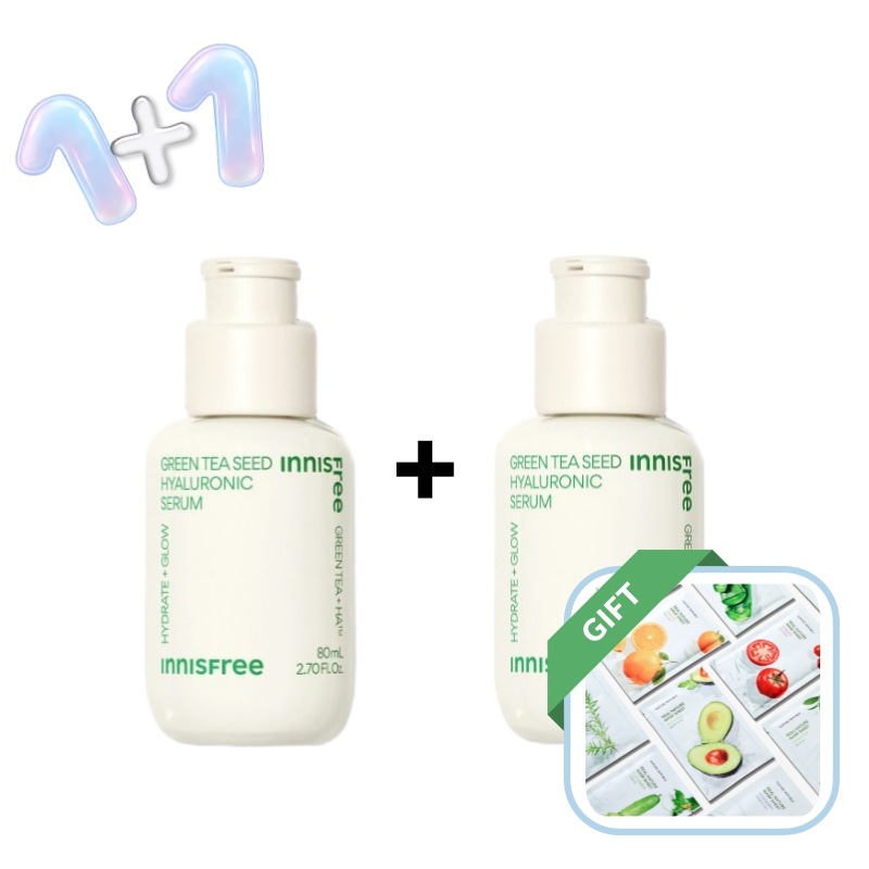 【2本セット】グリーンティーシード ヒアルロン酸セラム 80mL韓国コスメ・保湿・低刺激・敏感肌・しっとり・ツヤ肌・ベタつかない・スキンケア・潤い・化粧下地・乾燥対策・ナチュラル・人気・夏用・美容液 4,959円