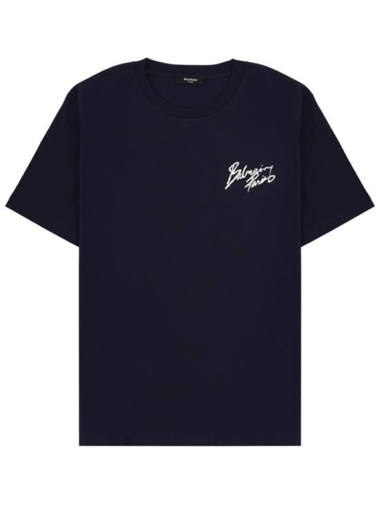 BALMAIN Men T-Shirts GH1EG000BD40 SIV Black