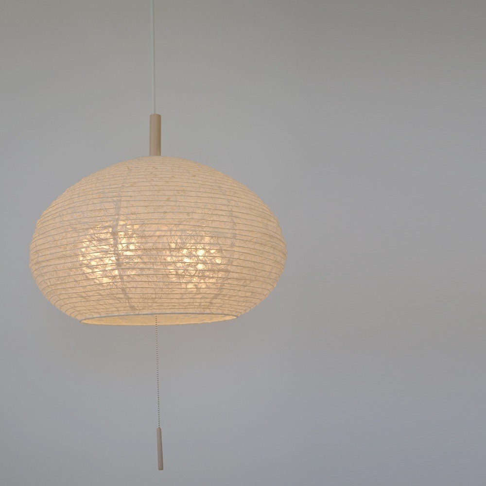 彩光デザイン 和照明 和紙照明 ペンダントライト 2灯 【電球別売】 SPN2-1018-asarakusui 麻落水白 日本製 和風照明 【送料無料】