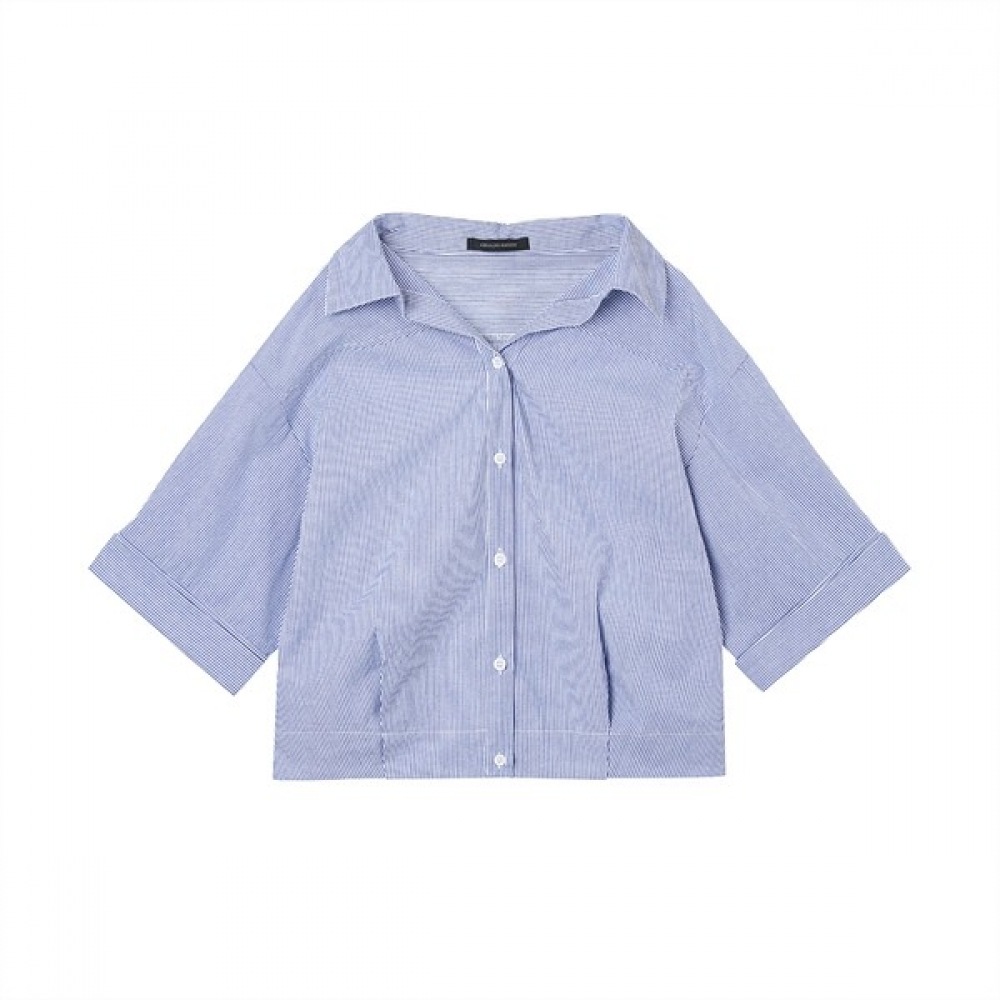 [アナルドバシーニ] (アナルドバシーニ) ストライプアウターシャツ (AX05BL24M)