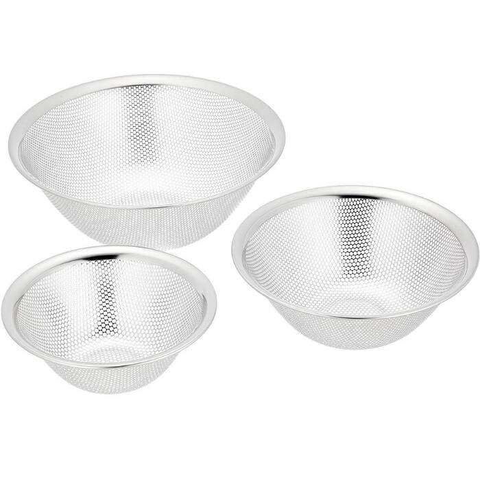 ザル ステンレス セット 311330 日本製 3点セット パンチングストレーナー 16cm 19cm 23cm ギフト