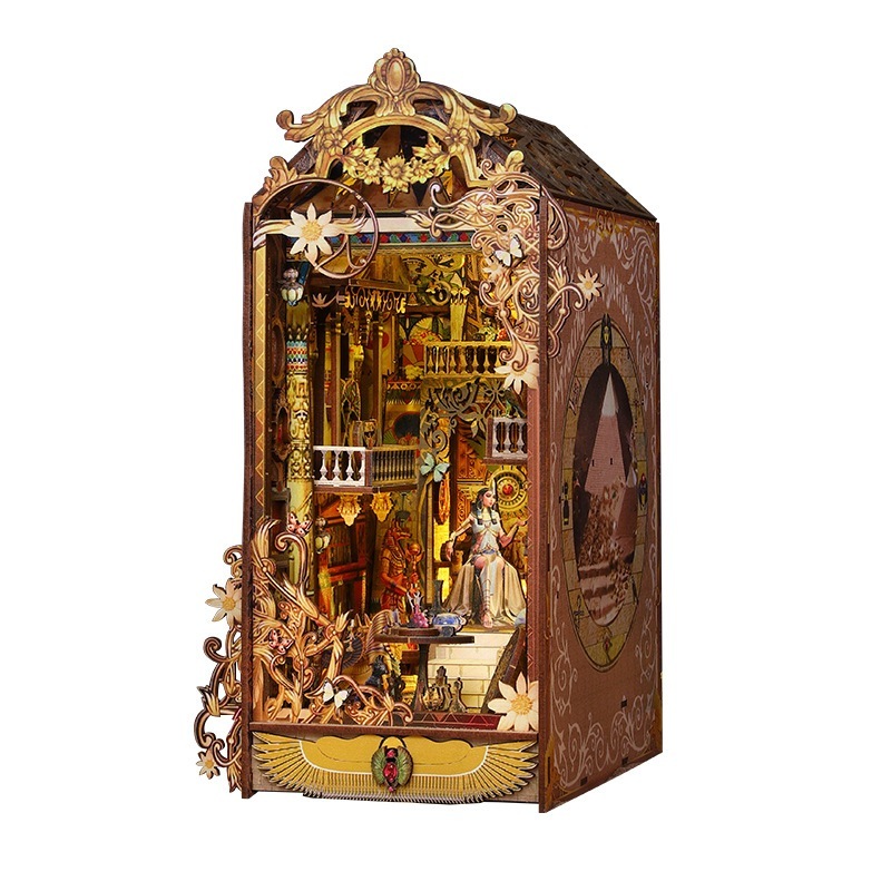 DIY小屋探し迷城 創意的な手作り立体置物モデル 誕生日プレゼント