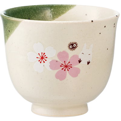 湯呑み トトロ 桜柄 陶磁器 美濃焼 食洗機対応 湯の...のサムネイル