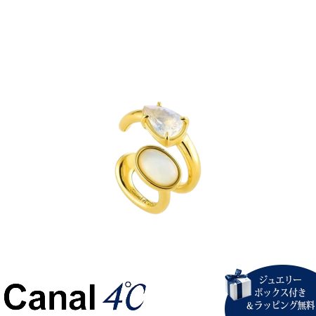 4cc520586 カナルヨンドシー Canal 4℃ カナル4℃ イヤーカフ シルバー Layered 重ね着け フェルスパー/オパール レディース