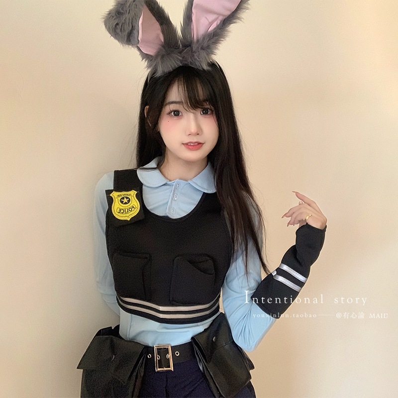 解説ウサギ警察官クレイジーズートピア ジュディ ジュディコミック展示衣装 女性