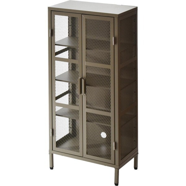 B.Bファニシング BRLS0331KIKHK カーキ BURUCK ワイドメッシュキャビネット4段 メーカー直送