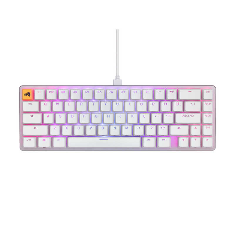 GLORIOUS　Glorious GMMK 2 65％ Pre-Built ANSI USA White ［有線 /USB-A＋USB-C］　GLO-GMMK2-65-FOX-W