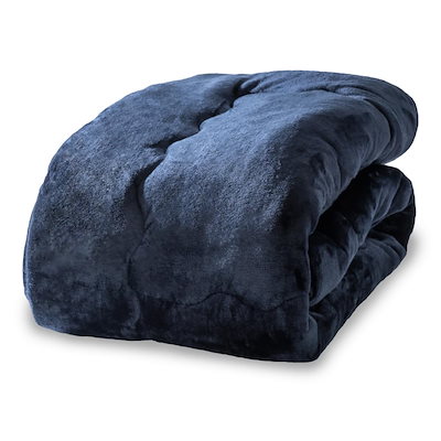 他サイト： アイリスプラザ 掛け布団 シンサレート 充填量1.5kg 軽くてあったか 高保温・断熱性 洗濯機OK 超極細マイクロファイバー繊維 フランネル生地 シングル ダークネイビーの商品画像