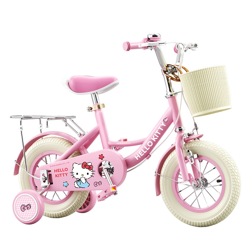 Qoo10] 子供自転車ハローキティ女の子3-6-10 : おもちゃ・知育