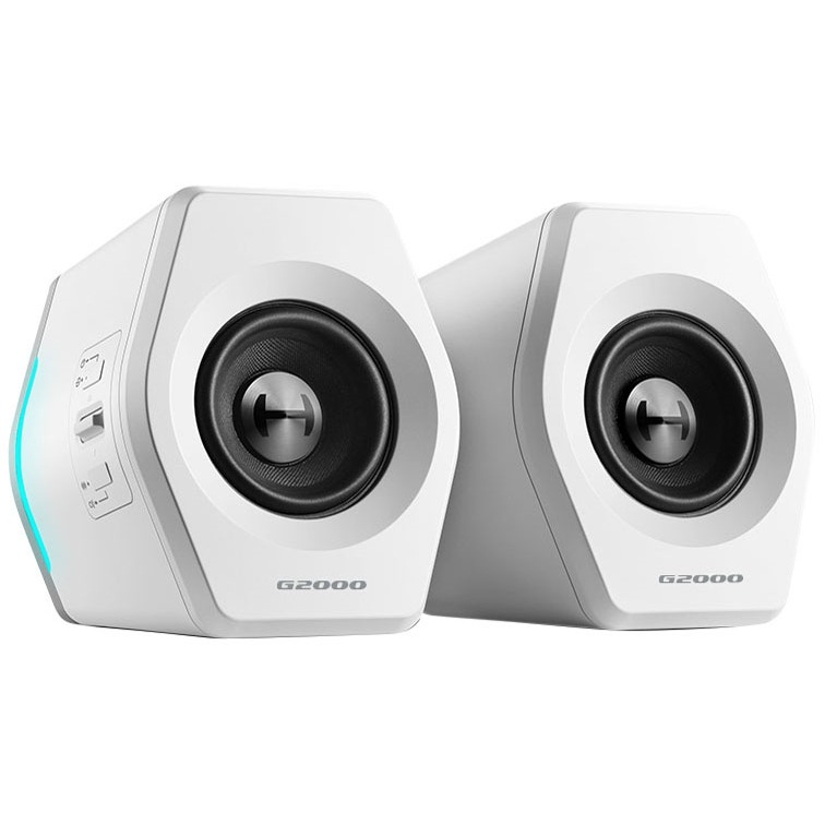 HECATE ED-G2000-WH [ホワイト] 3種類の入力に対応したゲーミングスピーカー（定格出力8W＋8W） 14,651円