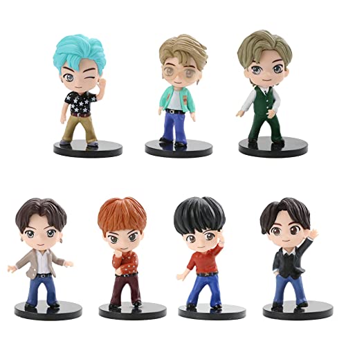 全国宅配無料 かわいいkポップスタートップグループ Pvcフィギュアモデルおもちゃ かわいい防弾少年団グ Kpop グッズ Www Shred360 Com