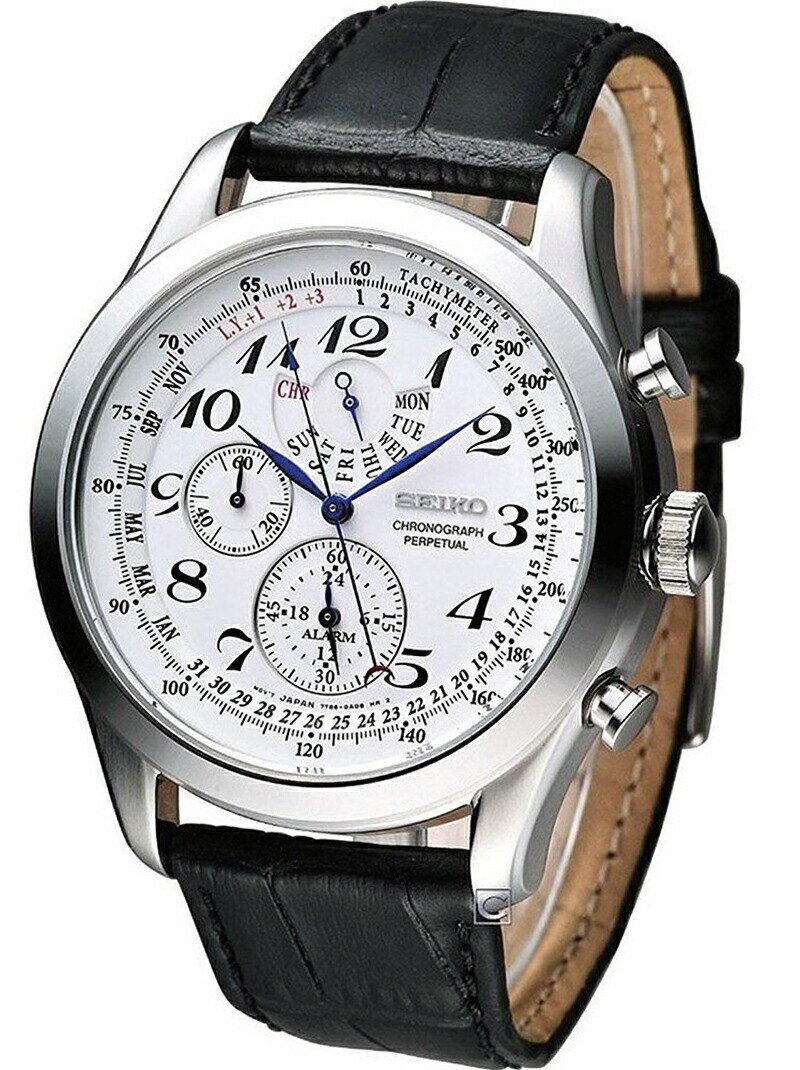 [10年保証] [製造終了 希少海外モデル] SEIKO SPC131P1 セイコー アラーム クロノグラフ