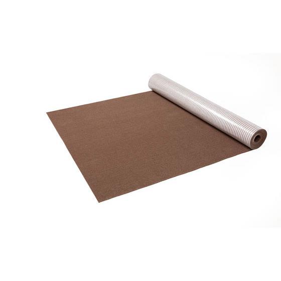 おくだけ吸着 ロングマット 90×300cm ブラウン サンコー KH-77