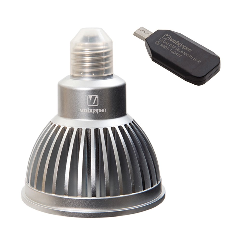 ボルクスジャパン　Ｇｒａｓｓｙ　ＬｅＤｉｏ　ＲＸ１２１ｓ　Ｆｒｅｓｈ　銀＋ＢＴ２／Ｂｌｕｅｔｏｏｔｈユニット　水槽　ライト　照明　ＣＲＣ10―15―10―90―10