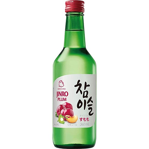 眞露 チャミスル すもも 360ml 13％ x 20本 韓国 ドラマ 定番 食品 食材 料理 お酒 業務用 焼酎 甲類 リキュール ソジュ