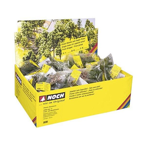 Noch 25952 Deciduous-and Conifer Tree Bases, 100 Pieces, Coloured 並行輸入品