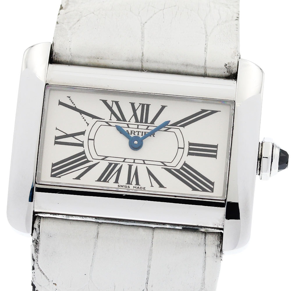カルティエ CARTIER W6300255 ミニタンクディバン クォーツ レディース _955617【中古】