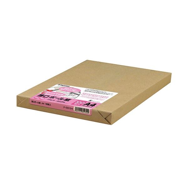 (まとめ) 長門屋商店 薄口ボール紙 A4ナ-SB134 1パック（100枚） (×10セット)