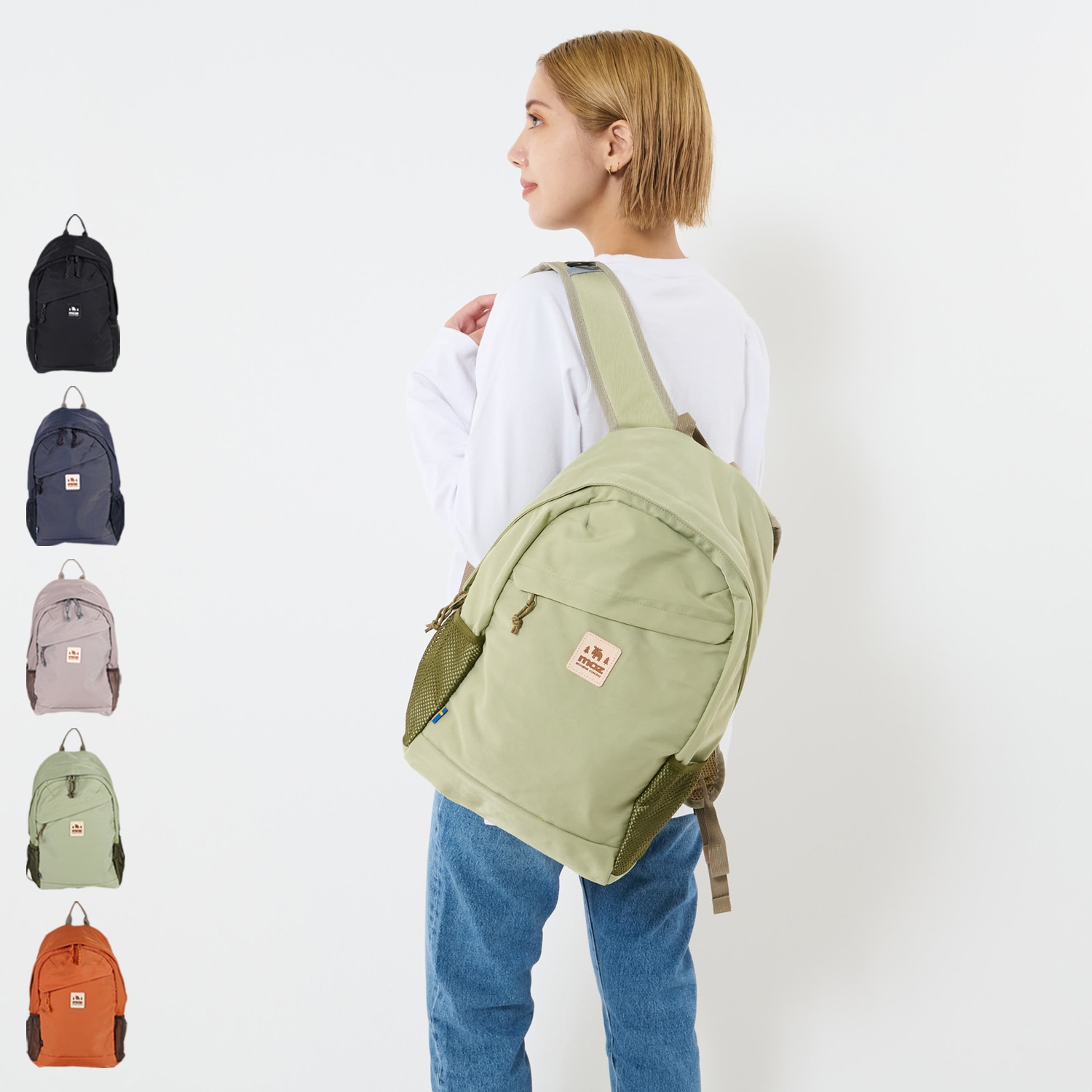 リュック バッグ バックパック メンズ レディース 撥水 ブラック ネイビー ベージュ グリーン 黒 ZZOK-02 母の日