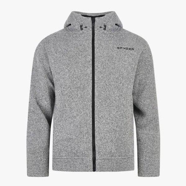 フードジップアップ PQF SPJWCNFT303M-MGR メンズ セーター ボンディングフードジップアップ