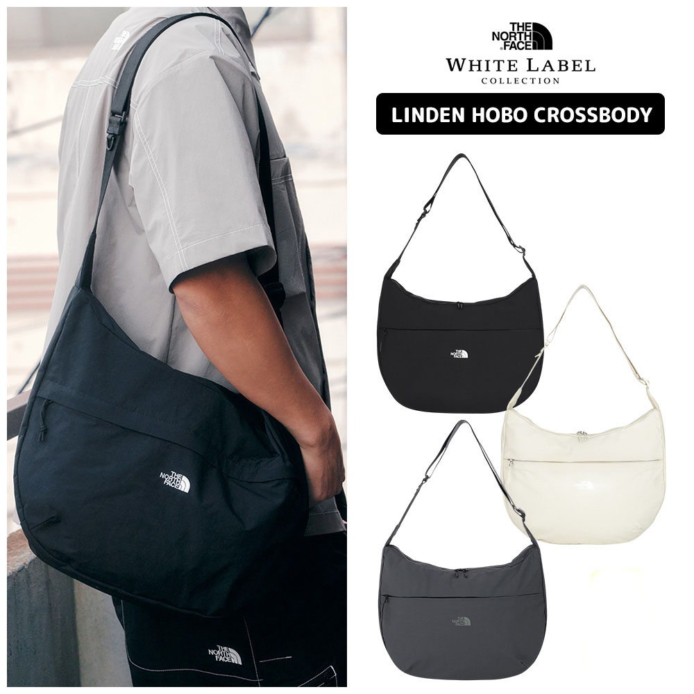 LINDEN HOBO CROSSBODY WHITE LABEL リンデン シンプル クロスバッグ ショルダーバッグ レディース メンズ 男女兼用