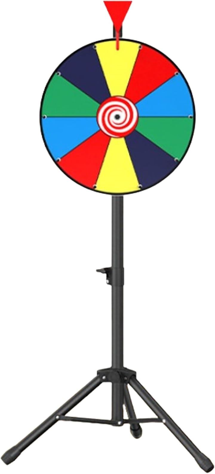 ルーレット 三脚 高さ調節 ルーレットホイール 回転 抽選 展示会 イベント カジノ 40cm(マルチカラー)