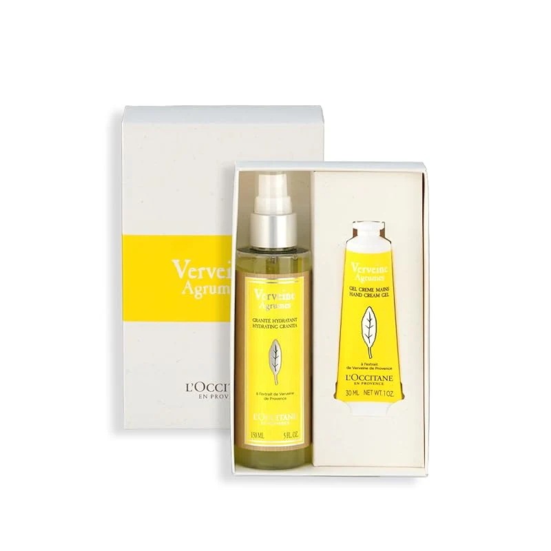 【即納】ロクシタン(LOCCITANE) シトラスヴァーベナ ボディ&ハンド フレッシュボディジェルスプレー&ハンドクリームセット 誕生日 お祝い お返し プレゼント ギフト 女性 男性 メンズ 人