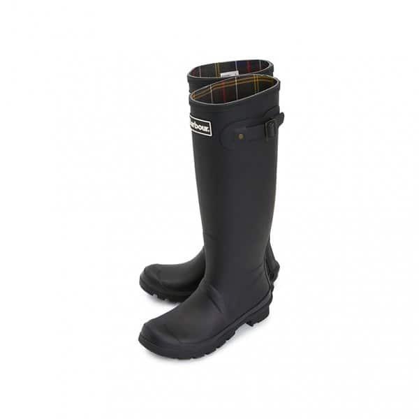 [釜山店] ビード・ウェリントン 女性ロングレインブーツ LRF0043BK11