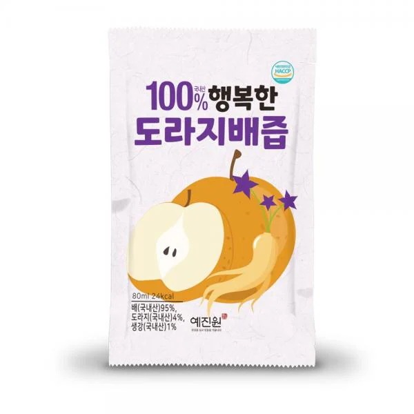 イェジンウォン 韓国産 キキョウ梨ジュース 예진원 국내산 도라지배즙