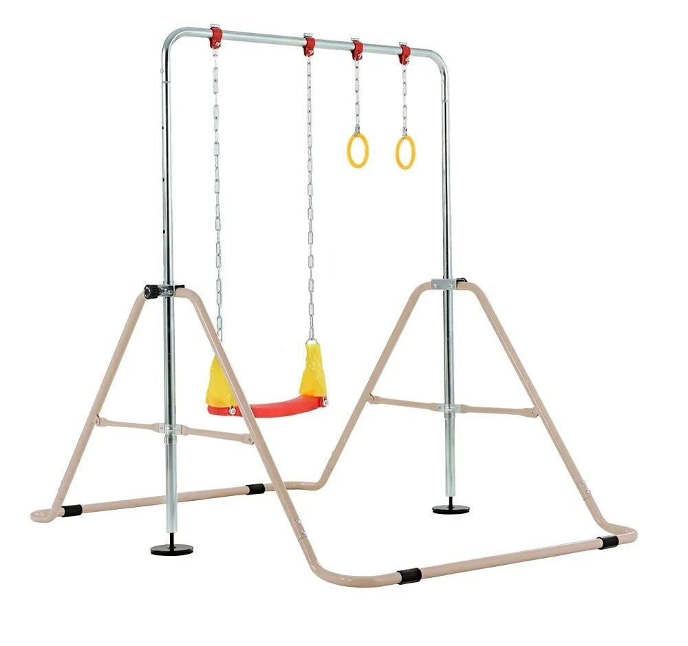 291鉄棒 室内 屋外 折りたたみ 5段階高さ調節 鉄棒 ブランコ 吊り輪 子供用 誕生日 プレゼントギフト