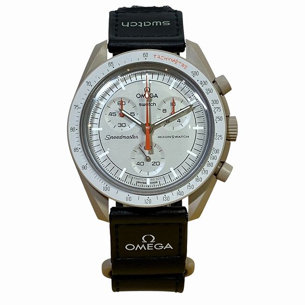 オメガ×スウォッチ ムーンウォッチ ミッション トゥ ジュピターSO33C100 腕時計【中古】