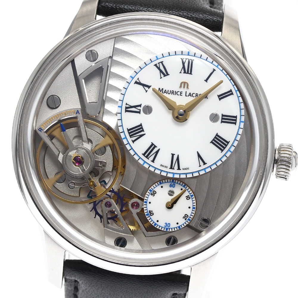 モーリスラクロア MAURICE LACROIX MP6118-SS001-112 マスターピース グラビティ 創業40周年記念限定 自動巻き メンズ 箱・保証書付_889667【中古】