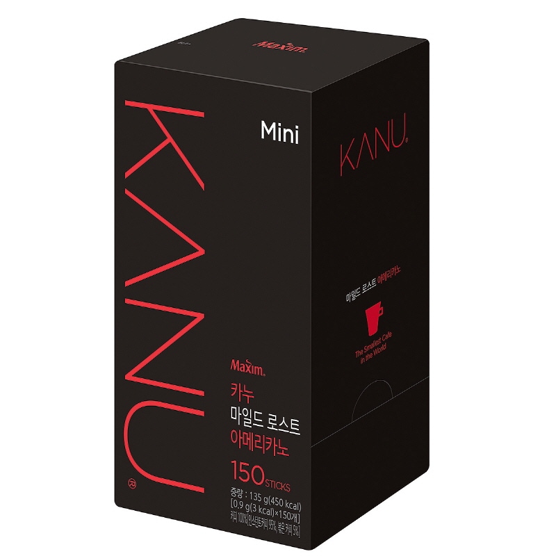 [マキシム]韓国KANU 150t/カフェイン/韓国コーヒー/マイルドローストアメリカノロース 4,650円