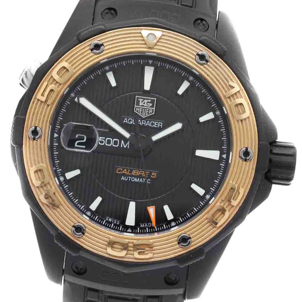 タグホイヤー TAG HEUER WAJ2182 アクアレーサー キャリバー5 デイト 自動巻き メンズ 良品 _919663【中古】