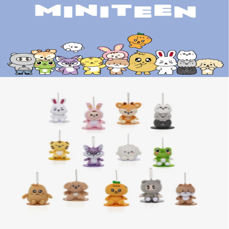 MINITEEN MAGNET PLUSH KEYRING ウジ セブチ MINITEEN MAGNET