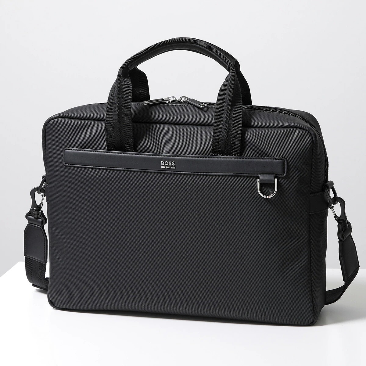 HUGO BOSS ヒューゴボス ブリーフケース Jinko_EVO_Doc Case 50548768 メンズ ビジネスバッグ ショルダーバッグ クロスボディ ロゴ 鞄 001