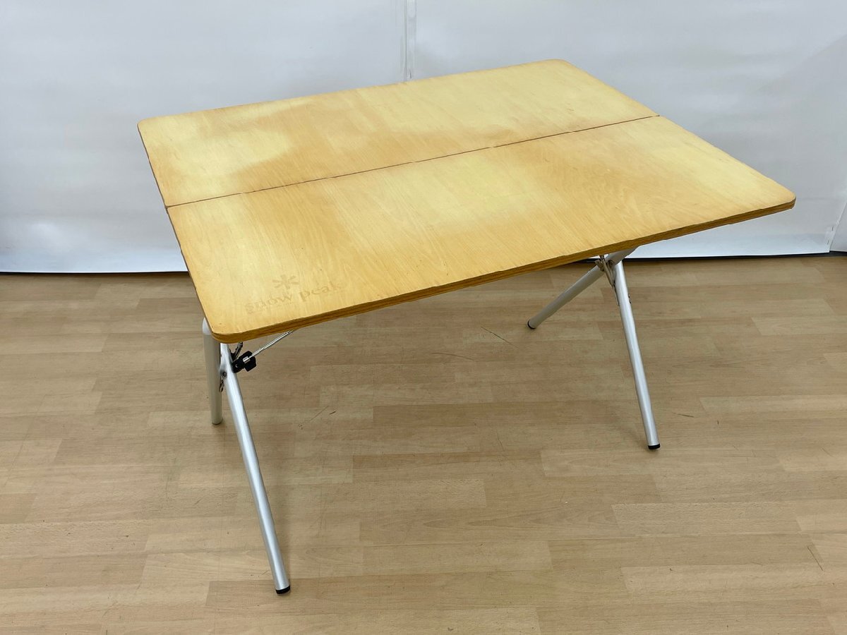 スノーピーク snow peak アウトドアテーブル用品 ワンアクションテーブル竹 LV-010TR 折りたたみ式 2603LR049