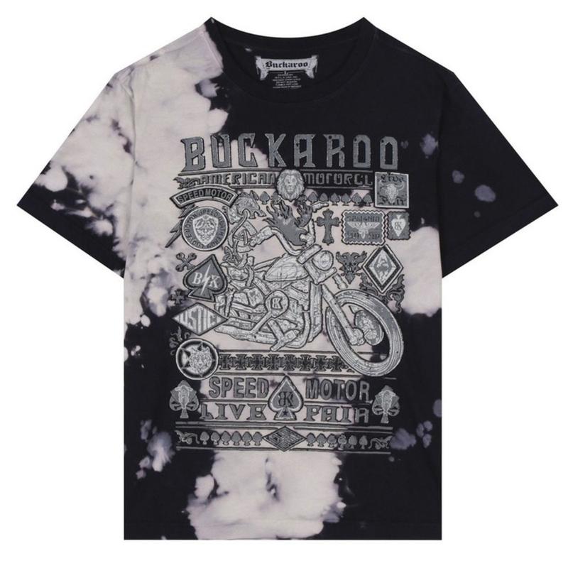 男性プレミアム20番ヴィンテージバイカー半袖Tシャツ97_US