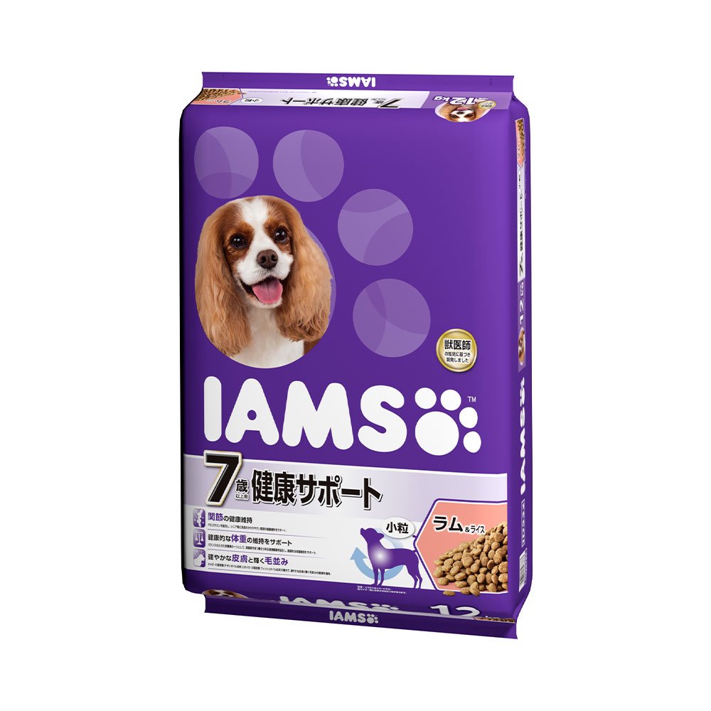 ドッグフード　７歳以上用　健康サポート　ラム＆ライス　小粒　１２ｋｇ　お一人様１点限り　ＣＲＣ45―05―40―01―30
