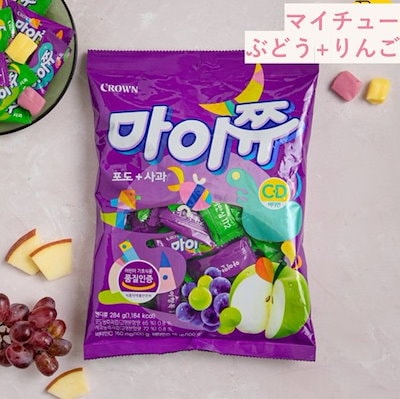Qoo10 クラウン製菓 マイチュー 韓国ハイチュウ フルーツキャ 食品