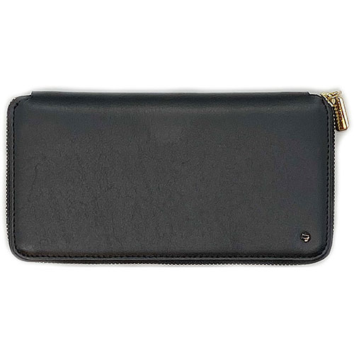 RIE SIDE ラウンドウォレット SLIM ブラック