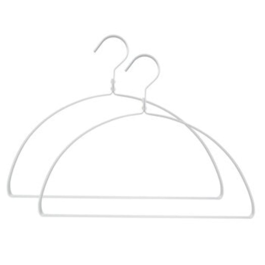 【倉庫直送】　チャナカンパニー Balmy Hanger（バルミーハンガー） 「MOTTEアーチ」 12本セット TP-ECA02-40SLV-6ST