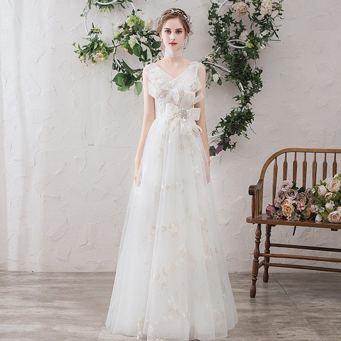 パーティードレス ロングドレス ウェティグドレス 結婚式 Aラインドレス 安い 大きいサイズ 二次会 海外挙式 花嫁 ドレス 花嫁 ワンピース 発表会 演奏会 15,893円